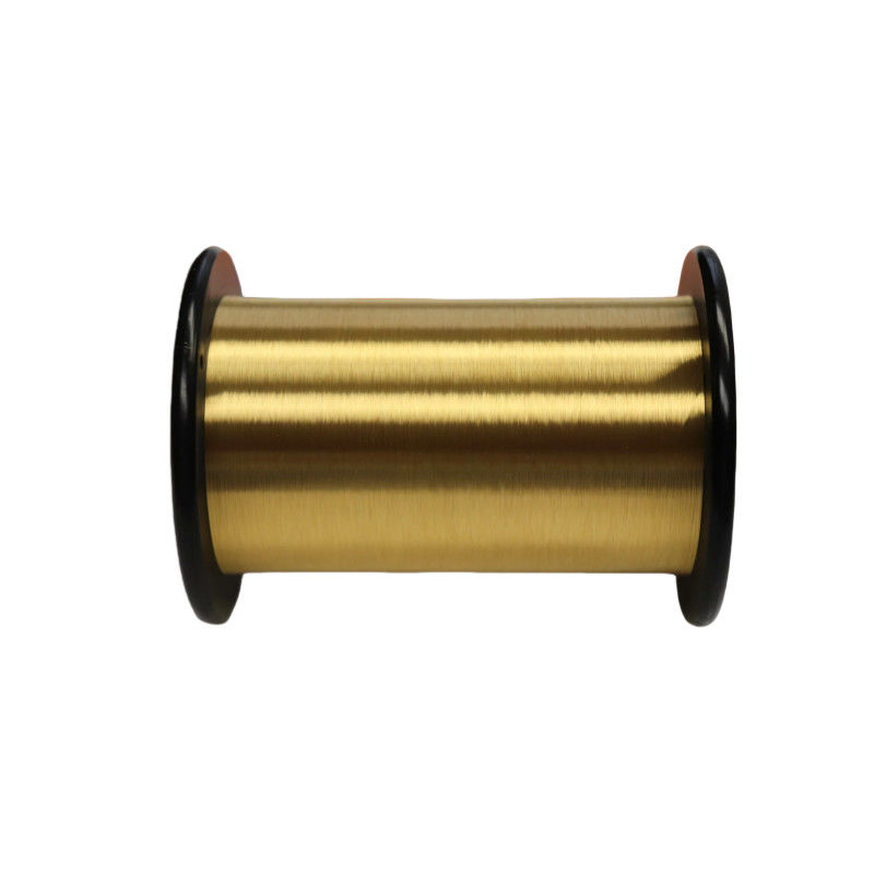 0.01mm กว้าง Ultra Fine Gold Plated Molybdenum Wire สําหรับอุตสาหกรรมการแพทย์และอิเล็กทรอนิกส์