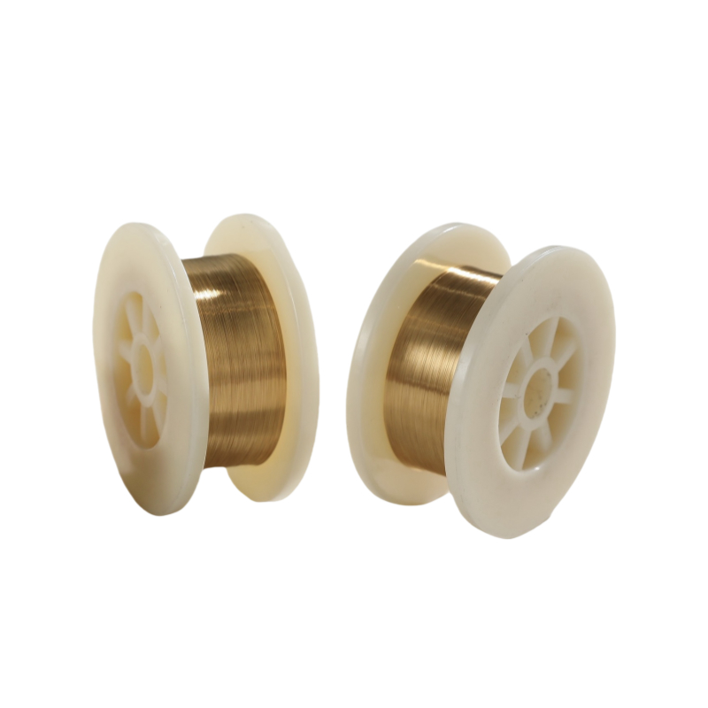 สายไฟ Ultra Fine กว้าง 0.011 มิลลิเมตร ทอง Plated สาย Tungsten สําหรับอุตสาหกรรมอุปกรณ์การแพทย์