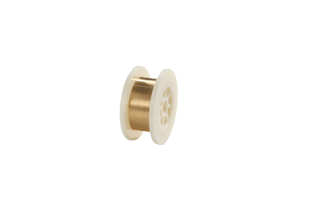 สายไฟ Ultra Fine กว้าง 0.011 มิลลิเมตร ทอง Plated สาย Tungsten สําหรับอุตสาหกรรมอุปกรณ์การแพทย์