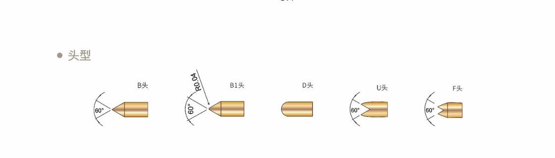 หัววัดสปริงทนทานสูงเคลือบทอง | พิน Pogo ขนาดกำหนดเองสำหรับการทดสอบทางอิเล็กทรอนิกส์